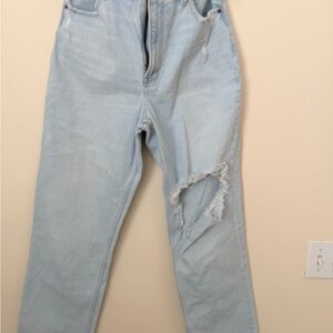Abercrombie & Fitch Light Blue Ultra High Rise Jeans